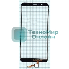 Сенсорное стекло (тачскрин) для Huawei Honor 7X, черное