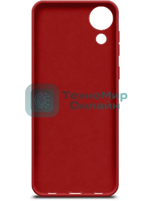 Чехол (клип-кейс) BoraSCO Microfiber Case для Samsung Galaxy A03 Core красный