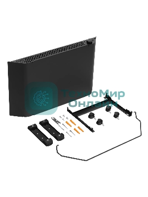 Конвектор электрический Denzel XCE-1500B черный, 1500 Вт, 20 м2, термостат