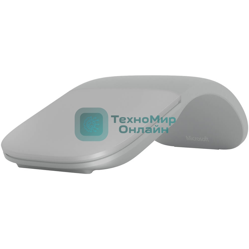 Мышь беспроводная Microsoft Surface Arc Mouse серый, 1000 dpi, Bluetooth, кнопки - 2