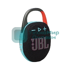 Колонка портативная JBL Clip 5 черный/оранжевый 7W Mono BT 10м 1400mAh
