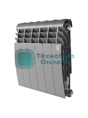 Радиатор биметаллический Royal Thermo BILINER B 350 Серебристый - 6 секц.