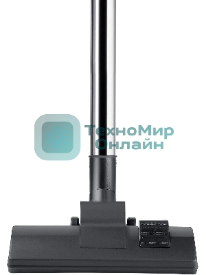 Пылесос Hyundai HYV-C4570 серебристый/красный, 380/2400 Вт, уборка сухая, пылесборник контейнер 5 л