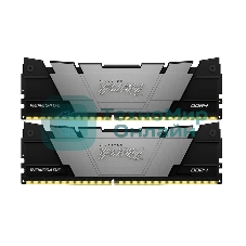 Оперативная память Kingston Fury Renegade, DDR4, 64GB (2x32 GB), 3200 MHz, CL16, DIMM, с радиатором, черный