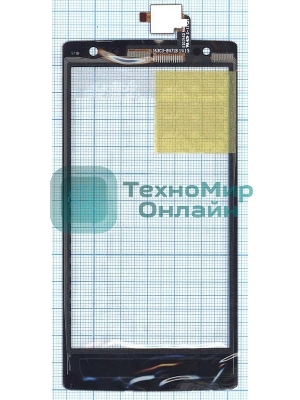 Сенсорное стекло (тачскрин) для Acer Liquid E3, черное