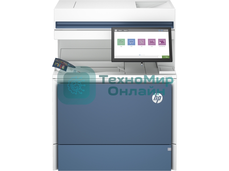 МФУ лазерное HP Color LaserJet Enterprise Flow MFP 6800zf (6QN36A), А4, цветной, печ. 55 стр/мин., скан. до 95 стр/мин., 1200x1200 dpi (печать) 600x600 dpi (скан.), USB, Ethernet