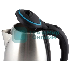 Чайник электрический Матрена MA-001 1.8 л, сталь,цвет крышки голубой (005456)