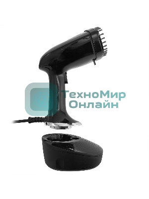 Отпариватель Delta LUX DE-3200P черный, 1500 Вт, 30 г/мин, 400 мл