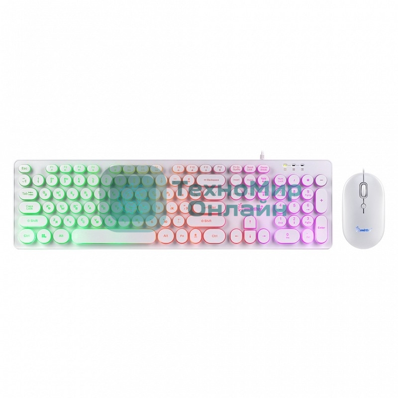 Комплект клавиатура+мышь Smartbuy (SBC-328327-W) ONE 328327 белый