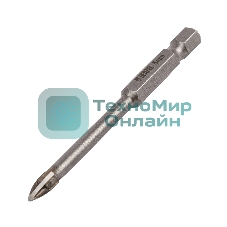 Сверло по керамической плитке Denzel 5 мм, крестовая пластина, 6-гр. хвостовик