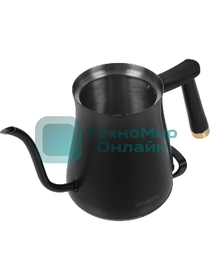 Чайник электрический Hyundai HYK-S5500 0.7 л, 1000 Вт, черный