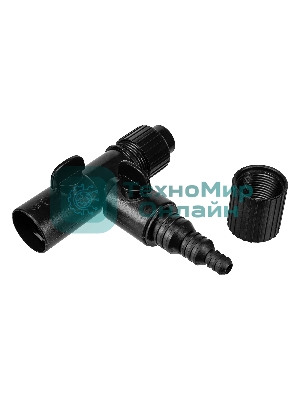 Насос фонтанный Denzel FNP110-34, 112 Вт, подъем 3,4 м, 3400 л/ч, колокольчик/каскад/гейзер