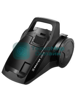 Пылесос BRAYER BR4204 черный, 420/2200 Вт, уборка сухая, пылесборник контейнер 4 л