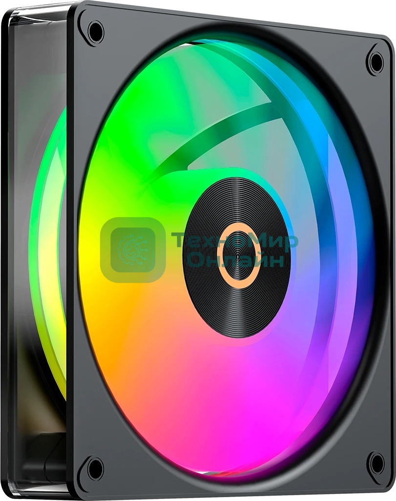 Вентилятор для корпуса Ocypus Gamma F12 Elite BK ARGb REVERSE BLADE, 120x120x25mm, 4-PIN PWM, 600-1800 RPM, 26 DBA MAX, HYDRO BEARING