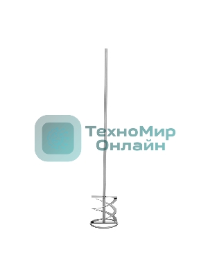 Миксер Сибртех для красок и штукатурных смесей, 100х10х600 мм, шестигранный хвостовик