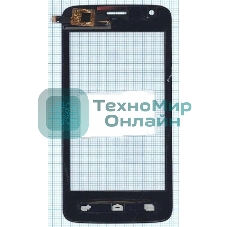 Сенсорное стекло (тачскрин) для Micromax Q325, черное