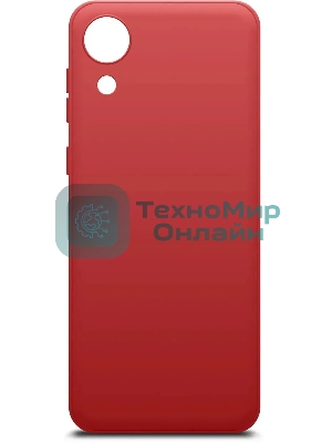 Чехол (клип-кейс) BoraSCO Microfiber Case для Samsung Galaxy A03 Core красный