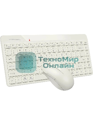 Комплект клавиатура+мышь A4Tech FStyler FG2200 Air2 беспроводной, USB, 1200 DPI, бежевый