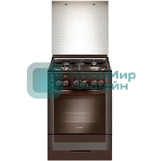 Плита газовая Gefest ПГ 6300-02 0347 коричневый, конфорок 4 шт, духовка 52 л, 60 см x 85 см x 60 см