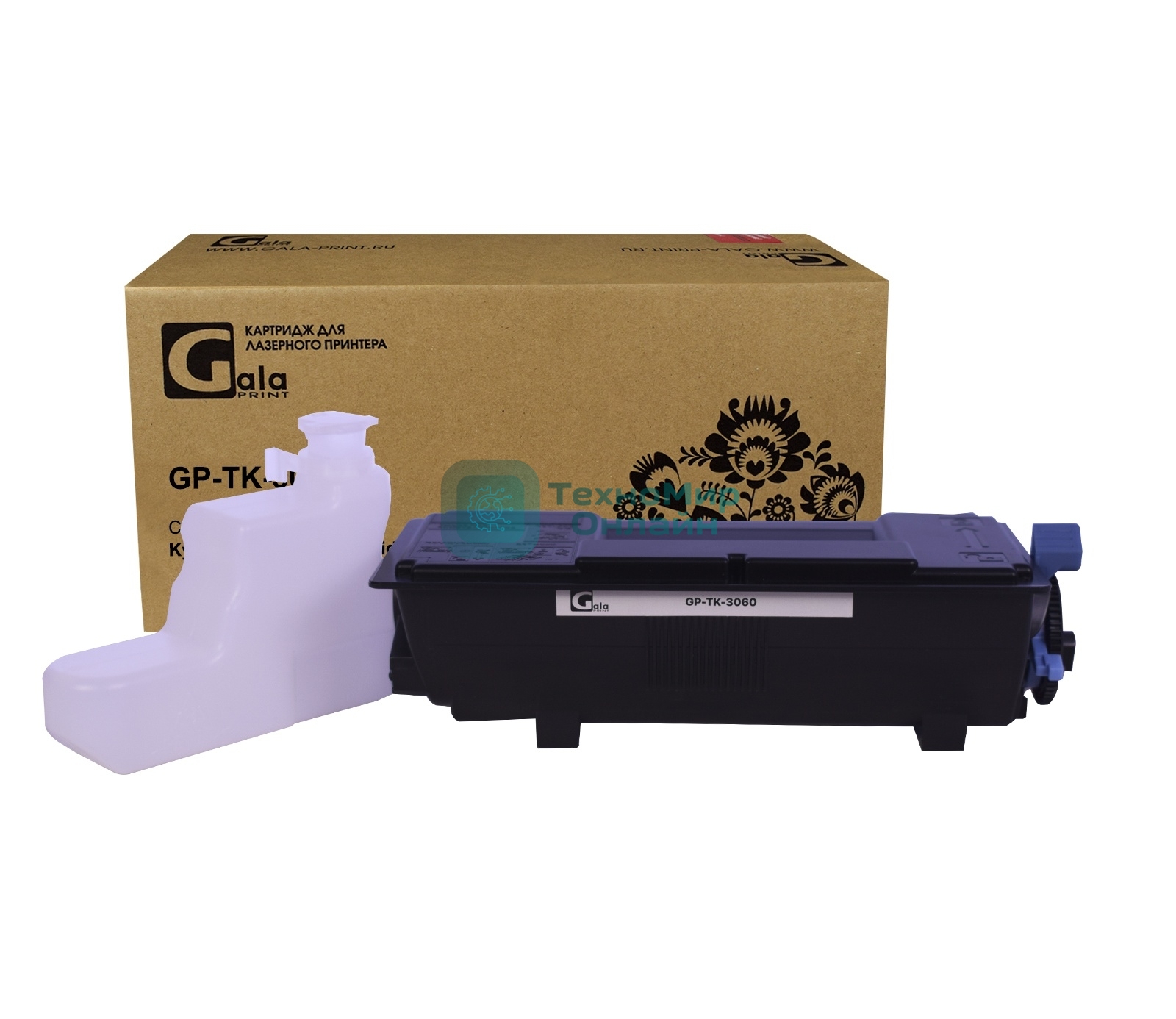 Картридж лазерный GalaPrint GP-TK-3060 для принтеров Kyocera ECOSYS M3145idn/M3645idn с бункером отработанного тонера 14500 копий