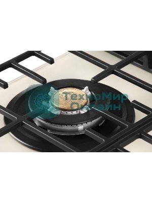 Газовая варочная панель HIBERG VM 9155 Y, бежевый