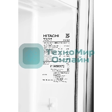 Холодильник Hitachi R-W660PUC7 GGR серый двухкамерный 396/144л морозилка сверху No Frost, Side by Side
