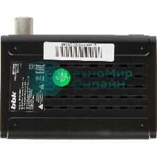 Приставка для цифрового ТВ BBK SMP025HDT2 черный, DVB-T2, DVB-T, HDMI, USB 2.0