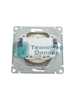 Механизм розетки 1-м СП AtlasDesign без заземл. защ. шторки 16А алюм. SchE ATN000349
