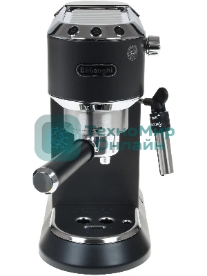 Кофеваркa рожковая DeLonghi EC 685 BK черный, исп. кофе - молотый/чалды, 1.1 л, 1350 Вт, 15 бар