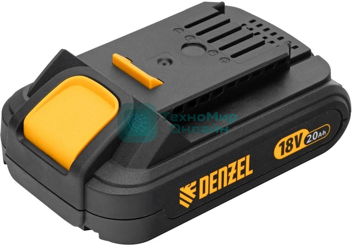 Батарея аккумуляторная Denzel IB-18-2.0, Li-Ion, 18 В, 2,0 А·ч