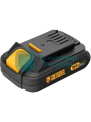 Батарея аккумуляторная Denzel IB-18-2.0, Li-Ion, 18 В, 2,0 А·ч