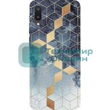 Чехол (клип-кейс) Gresso Meridian, для Samsung Galaxy A02, синий gr17aaae8919