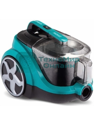 Пылесос Kraft KF-KVC2106 зеленый/черный, 380/2100 Вт, уборка сухая, пылесборник контейнер, 2.5 л