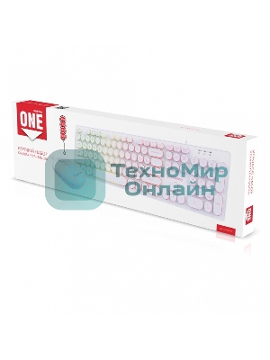 Комплект клавиатура+мышь Smartbuy (SBC-328327-W) ONE 328327 белый