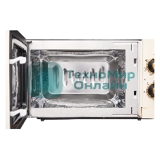 Микроволновая печь Korting KMO 815 RB бежевый, 20 л, 700 Вт, переключатели — поворотный механизм