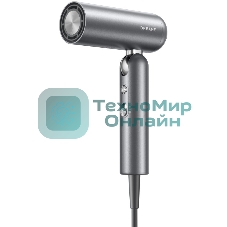 Фен Dreame Pocket High-speed AHD51 серый космос, 1300 Вт, компактный, ионизация
