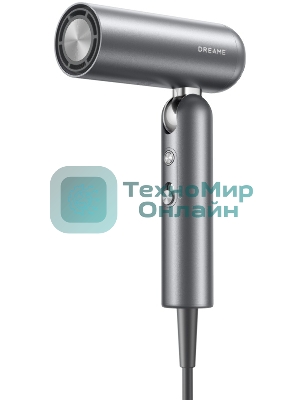 Фен Dreame Pocket High-speed AHD51 серый космос, 1300 Вт, компактный, ионизация