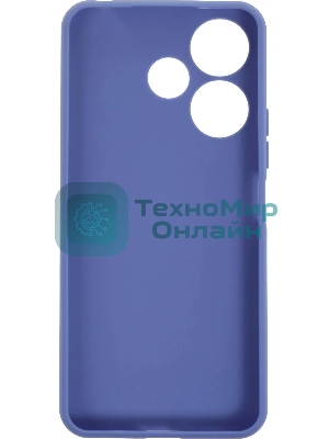 Чехол (клип-кейс) BoraSCO для Xiaomi Poco M6 4G Silicone Case лавандовый (73630)