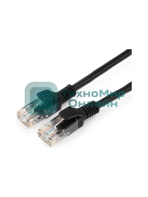 Патч-корд UTP Cablexpert PP12-15M/BK cat.5e, 15м, литой, многожильный, черный