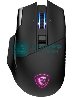 Мышь MSI VERSA PRO W черный оптическая 26000dpi беспров. BT/Radio USB (S12-4301340-CLA)