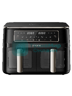 Аэрогриль Dreame Tasti Airfryer DZ30 черный, 3000 Вт, 5.5 л, кнопки, 8 программ