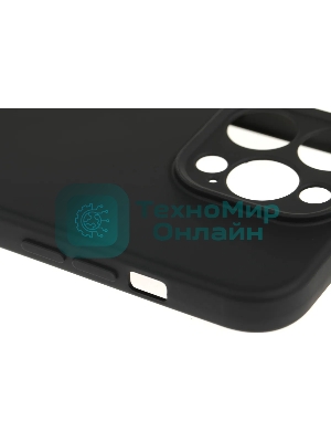 Чехол (клип-кейс) BoraSCO для Apple iPhone 15 Pro черный (72429)