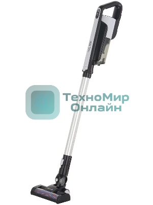 Пылесос вертикальный Maxwell MW-3246 белый/черный, питание от аккумулятора, 120 Вт, уборка сухая, пылесборник 0.4 л, работа от АКБ max 35 мин