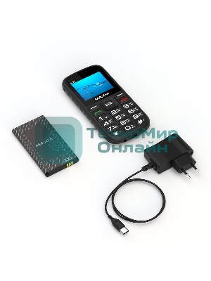 Мобильный телефон Maxvi B201 черный