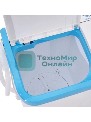 Стиральная машина Фея СМП 40 Н белый/голубой, загрузка вертикальная 4 кг, 1320 об/мин, класс В