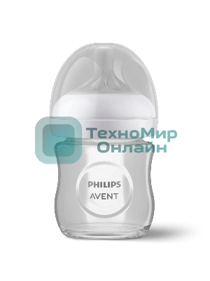 Бутылочка для кормления Philips SCY930/01 Avent NATURAL Response 125 мл, 1 шт, стекло