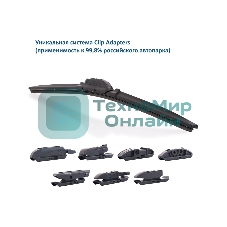 Щетка стеклоочистителя GOODYEAR GY000441 PREMIUM 21''/53см бескаркасная