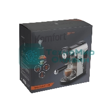 Кофеварка рожковая LEONORD LE-1749 (108134) черный/стальной, исп. кофе - молотый, 0,8 л, 1360 Вт, 20 бар