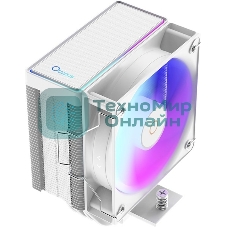 Кулер для процессора Ocypus Gaммa A40 WH ARGB Digital, 100мм ARGB FAN, Top Display Panel, 4 HEAT PIPES, 4-PIN PWM, 600-2400 RPM, 29.5DBA, HYDRO BEARING, LGA115X/1200/1700/18XX, AM4/AM5