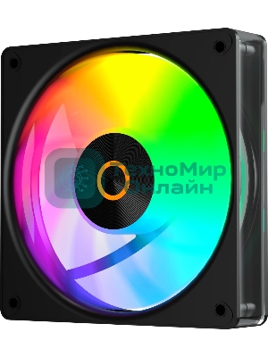 Вентилятор для корпуса Ocypus Gaммa F12 Elite BK ARGB, 120x120x25мм, 4-PIN PWM, 600-1800 RPM, 26 DBA MAX, HYDRO BEARING